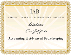 Sue Griffiths - Diploma in Accounting & Advanced Book-keeping IAB